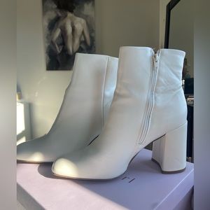 White booties